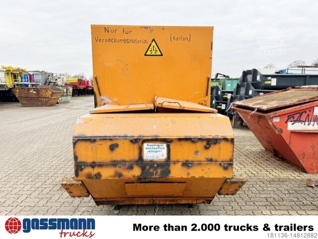 Hákový kontajner Presscontainer HSC 10 AK, ca. 10m³