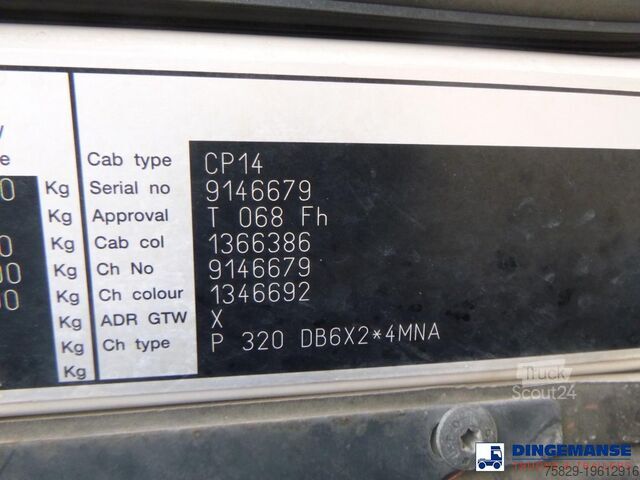 Tankfartyg Scania P 320 DB 6X2 fuel tank 18.8 m3 / 5 comp
