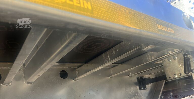 Open aanhangwagen Möslein T 3 Plato 10,5 m  3 Achs Jumbo- Plato- Anhänger 10,50 m, Mega