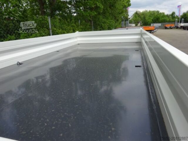 Savirremolkas Möslein TTD 11 Weiß  neuer Tandem 3- Seitenkipper Tieflader-- Neufahrzeug --