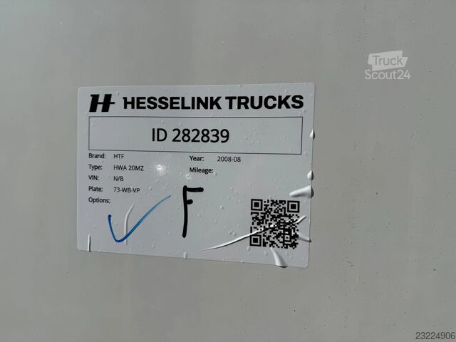HTF HWA 20MZ Thermo King D+E 8,2 l 2,5 B – 3 500 € HTF HWA 20MZ Thermo King D+E 8.2 L 2.5B €3500