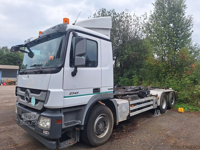 Benne basculante Mercedes-Benz Actros 2541L Abrollkipper Multilift 2011