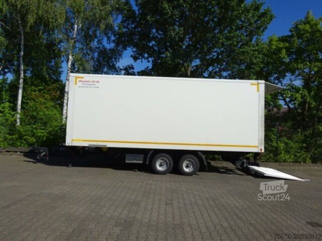 Box trailer Möslein TKO 105 Schwebheim  Tandemkoffer, Ladebordwand + Durchladbar