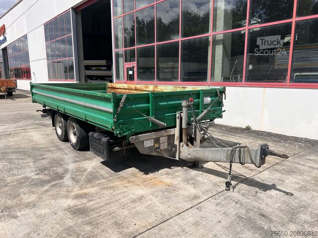 Tipper trailer TK Tandemkipper- Tieflader, wenig Benutzt