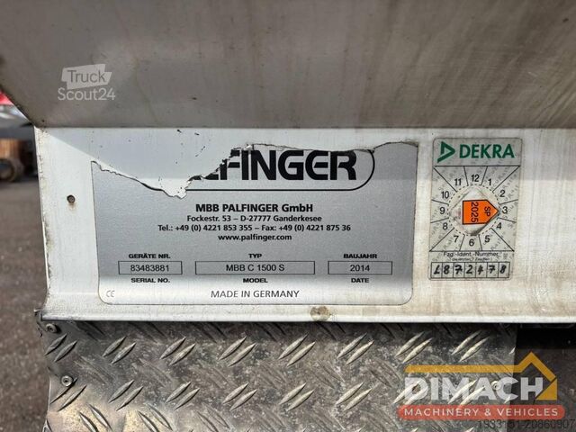 Gesloten bak Mercedes-Benz Antos 1833 Dichte bakwagen met laadklep 4x2 + a...