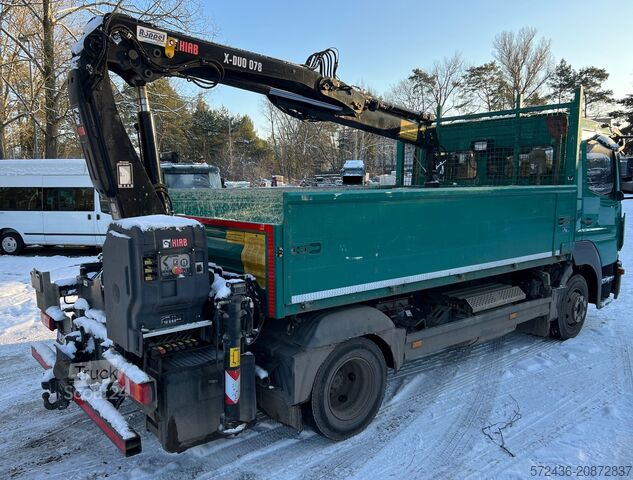 Kipper LKW Kran Mercedes-Benz Atego 818