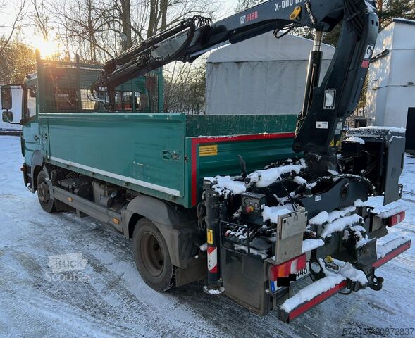 Kipper LKW Kran Mercedes-Benz Atego 818