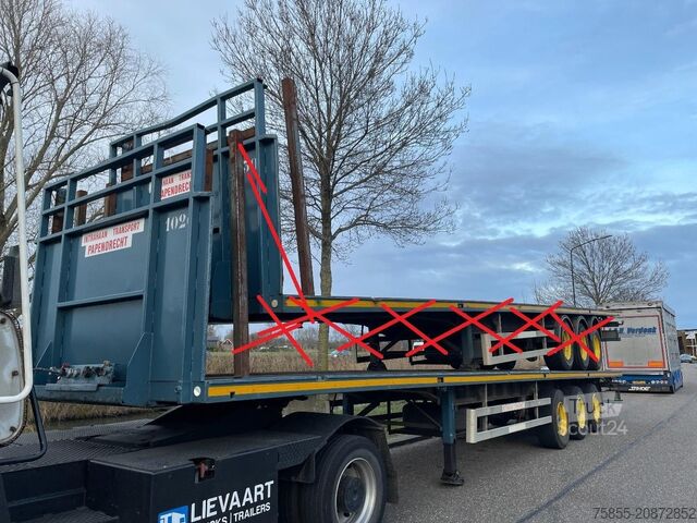 Zwiastun platformy Haan OPL45 Heavy Duty / Rungen-Potholes /BPW / 2x Li...