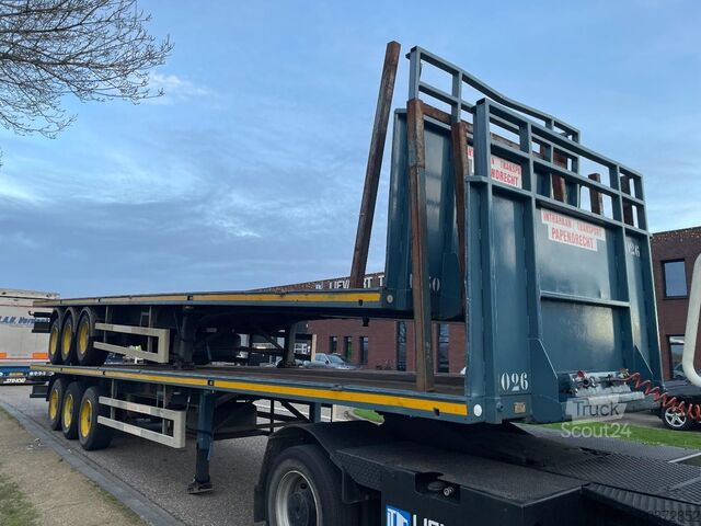 Plattformanhänger Haan OPL45 Heavy Duty / Rungen-Potholes /BPW / 2x Li...