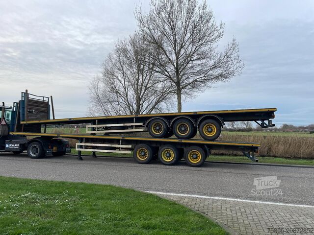 Zwiastun platformy Haan OPL45 Heavy Duty / Rungen-Potholes /BPW / 2x Li...