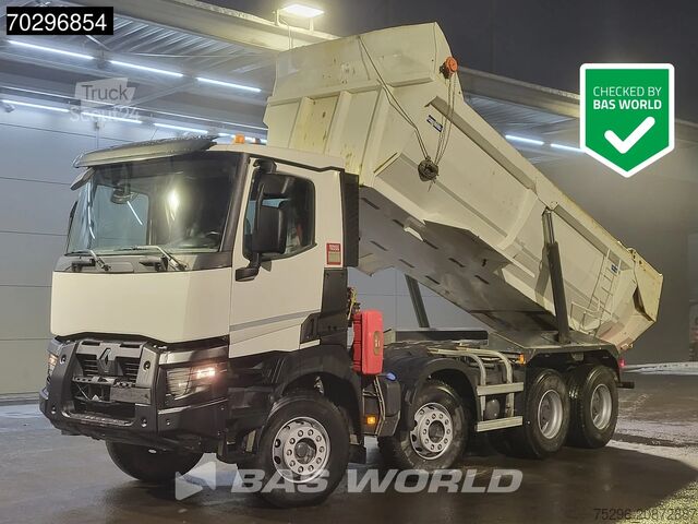 Benne Renault C 520 8X4 15m3 tipper Steel suspension Big-Axle...