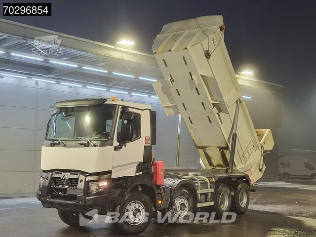 Benne Renault C 520 8X4 15m3 tipper Steel suspension Big-Axle...