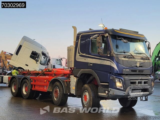 System med krogarm Volvo FMX 500 FMX 8X6 HYVA 30-57-S Containersystem 8x...