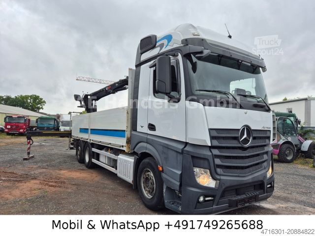 Camión de plataforma MERCEDES-BENZ Actros IV 2646 L LL 6x2 *Retarder/Hiab-177K-Pro