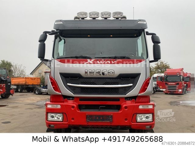 Camión volquete trilateral IVECO Stralis X-Way 480 8x4 Meiller*Retarder/Bordmatik