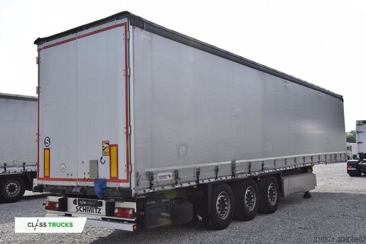 Semi-remorque bâchée SCHMITZ CARGOBULL SCS24/L Lifting Axle