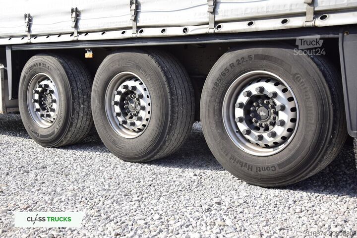 Semi-remorque bâchée SCHMITZ CARGOBULL SCS24/L Lifting Axle