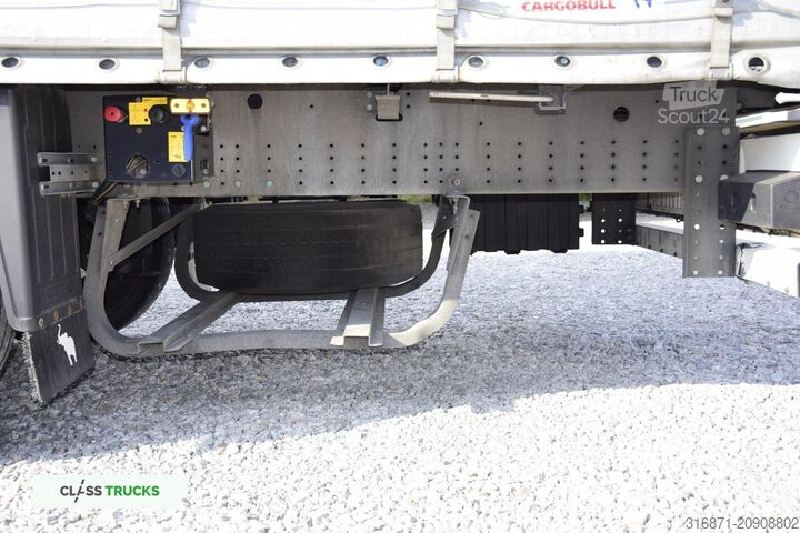 Semi-remorque bâchée SCHMITZ CARGOBULL SCS24/L Lifting Axle