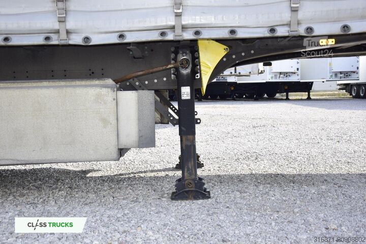 Semi-remorque bâchée SCHMITZ CARGOBULL SCS24/L Lifting Axle