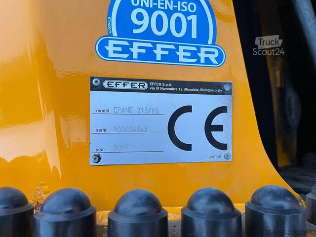Krāns Effer 315/8S WINCH