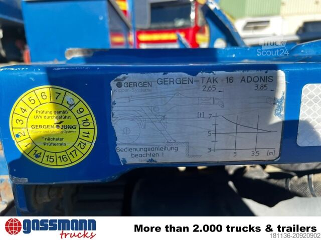 Billenő teherautó Mercedes-Benz Atego 1529 K 4x2, Tele-Absetzer