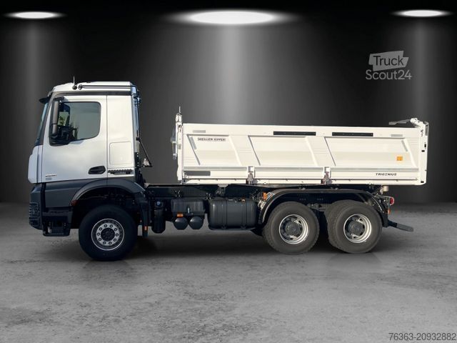 Üç taraflı damperli kamyon MERCEDES-BENZ Arocs 2651 K 6x4 Meiller Trigenius Bordmatik