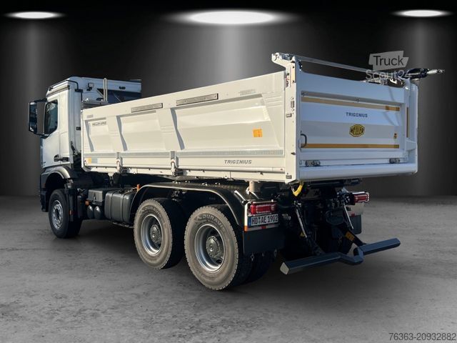 Üç taraflı damperli kamyon MERCEDES-BENZ Arocs 2651 K 6x4 Meiller Trigenius Bordmatik