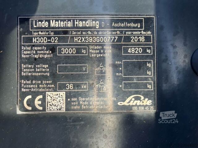 Maquinaria agrícola Linde H 30 EVO