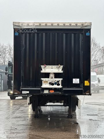 Semi-reboque aberto com lona KRONE 2.Achs Plane&Spriegel m. Liftachse, LBW & Tridec