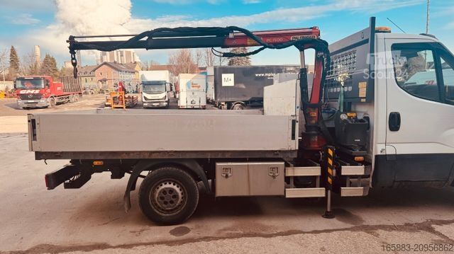 Самосвал-фургон IVECO Daily 35 S 15 Kipper + Kran