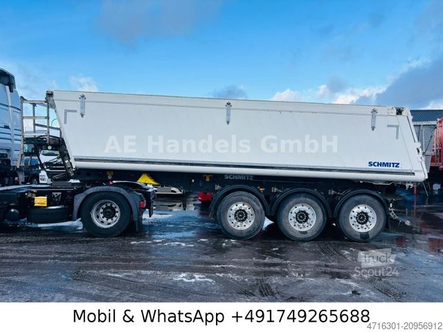 Semi-remorque benne SCHMITZ CARGOBULL SCB*S3D SKI24 Alu 24m³ |Alcoa|Liftachse|Podest