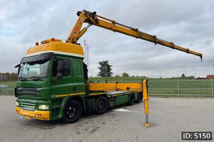 Kranbil DAF CF 85.410 SC, Euro 5, 8x2 / Hiab 422 EP5 + Radi...