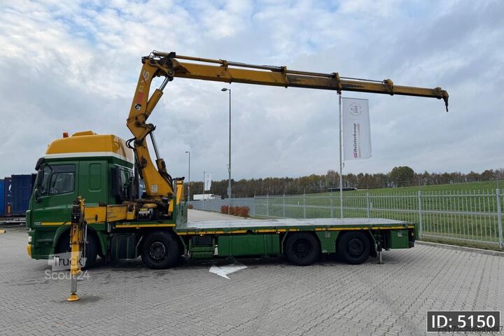 Kranbil DAF CF 85.410 SC, Euro 5, 8x2 / Hiab 422 EP5 + Radi...