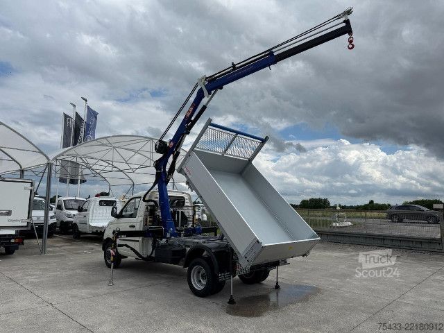 Kastenwagen Piaggio Porter NP6 RIBALTABILE POSTERIORE e GRU PM 2821