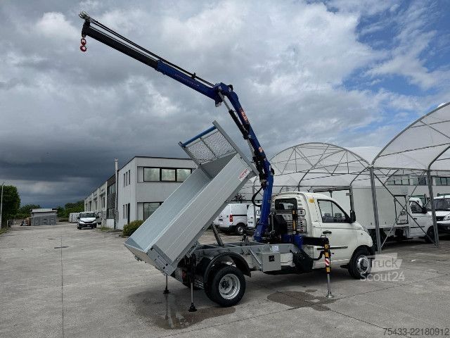 Kastenwagen Piaggio Porter NP6 RIBALTABILE POSTERIORE e GRU PM 2821