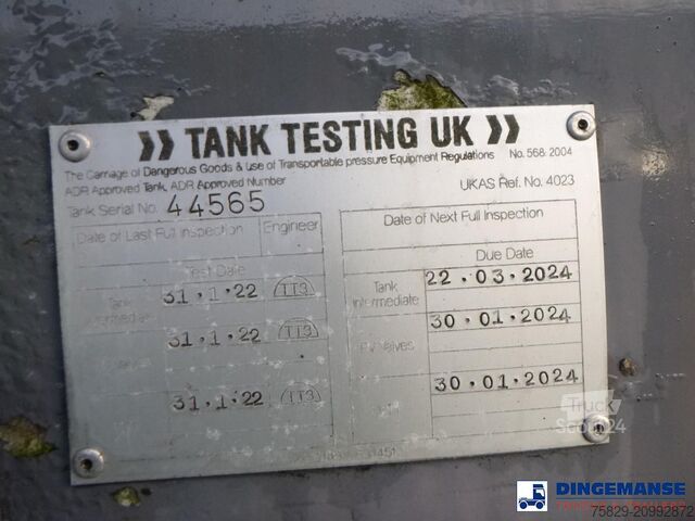 Tank L.A.G. Fuel tank alu 44.4 m3 / 6 comp + pump