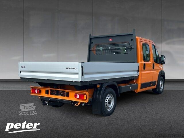 Transporter mit Doppelkabine Opel Movano Pritschenwagen Doppelkabine 3,5t verstärkt