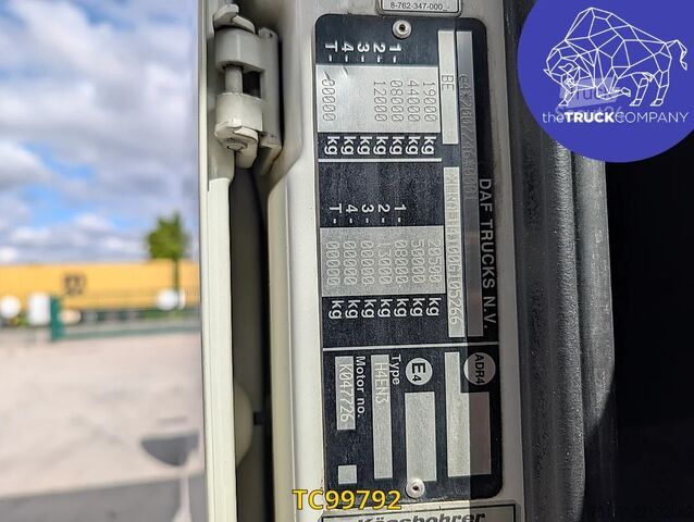 الهيكل مع كابينة السائق DAF XF 440