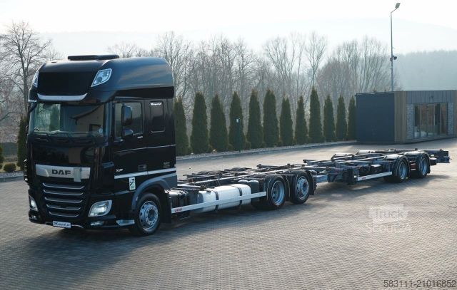 Jumbo vrachtwagen DAF XF 480 / BDF / 6X2 / ZESTAW TANDEM / SSC / I-PAR
