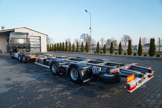 Jumbo vrachtwagen DAF XF 480 / BDF / 6X2 / ZESTAW TANDEM / SSC / I-PAR