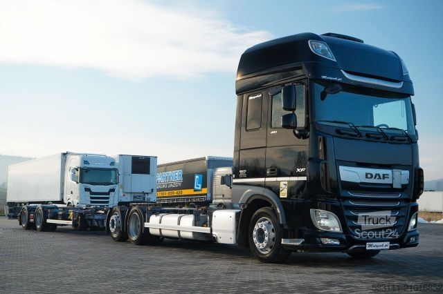 Jumbo vrachtwagen DAF XF 480 / BDF / 6X2 / ZESTAW TANDEM / SSC / I-PAR