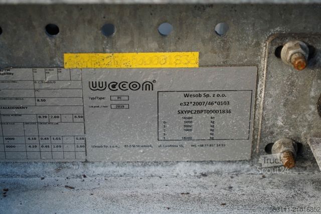 Jumbo vrachtwagen DAF XF 480 / BDF / 6X2 / ZESTAW TANDEM / SSC / I-PAR