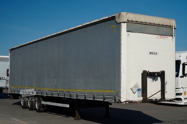 Auflieger mit Pritsche & Plane SCHMITZ CARGOBULL FIRANKA / MEGA / OSIE SAF /