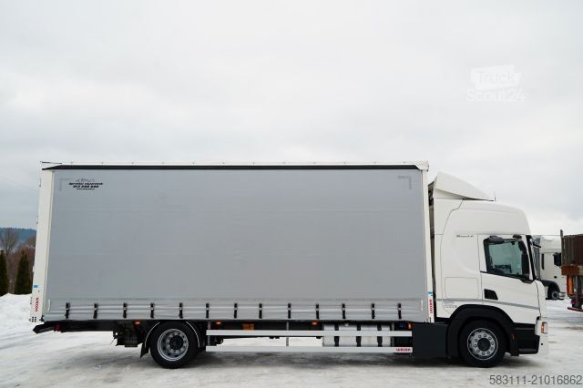 Camion jumbo SCANIA P 280 / SOLÓWKA / FIRANKA - 7,70 M / 4X2  / WECO