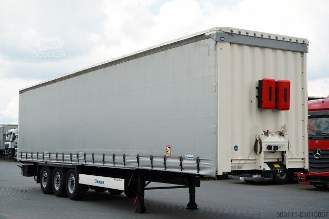 Auflieger mit Pritsche & Plane KRONE FIRANKA / STANDARD / O? PODNOSZONA / OSIE KRONE/