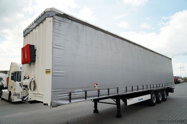 Auflieger mit Pritsche & Plane KRONE FIRANKA / STANDARD / O? PODNOSZONA / OSIE KRONE/