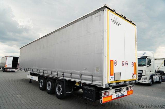 Auflieger mit Pritsche & Plane KRONE FIRANKA / STANDARD / O? PODNOSZONA / OSIE KRONE/