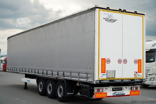 Auflieger mit Pritsche & Plane KRONE FIRANKA / STANDARD / O? PODNOSZONA / OSIE KRONE/