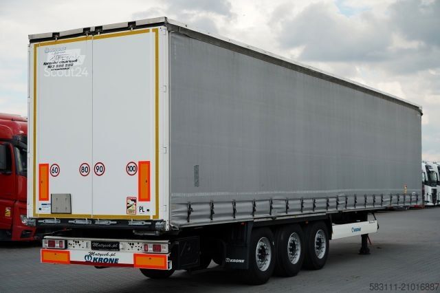 Auflieger mit Pritsche & Plane KRONE FIRANKA / STANDARD / O? PODNOSZONA / OSIE KRONE/
