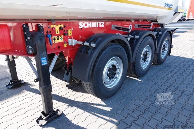 Полуприцеп-самосвал SCHMITZ CARGOBULL WYWROTKA 28 m3 / STALOWA / RYNNA WANNA HP / PLAN